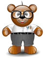 smarty bear smilie Pictures, Images and Photos